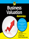 Cover image for Business Valuation For Dummies